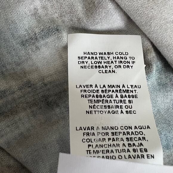 Karen Kane Dandy Girl Side Slit Top 2X Abstract Print Viscose Blend Scoop Neck - Picture 6 of 7